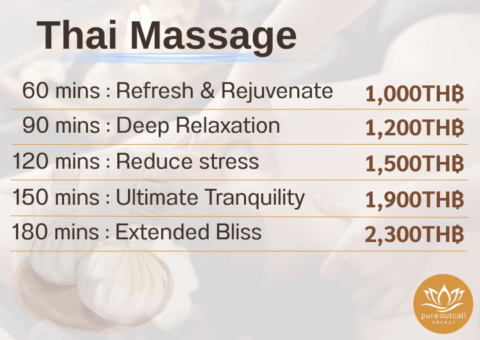 01 Thai Massage Price Thai Massage Price List