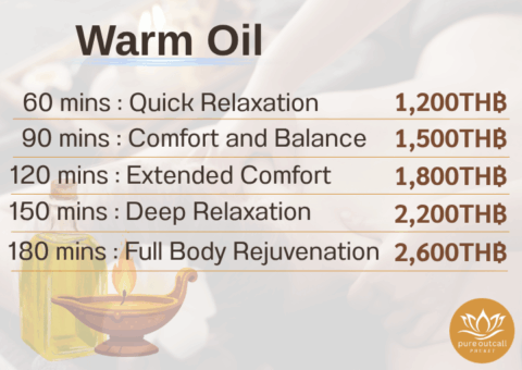 07 Warm oil Price 07 Warm oil Price